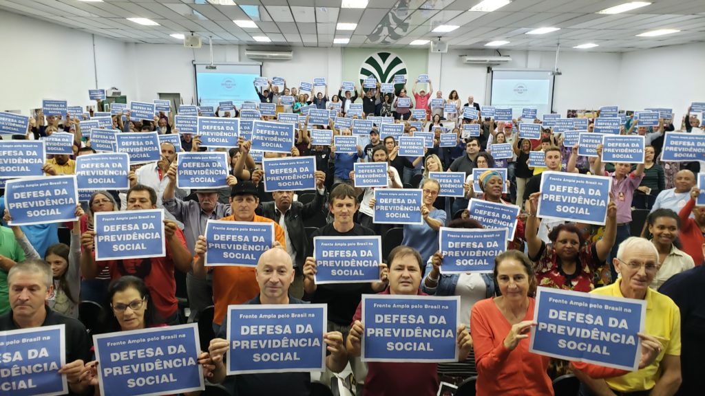 Audiência Pública em Defesa da Previdência lotou auditório da Fetag RS