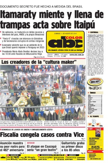 Itamaraty mente e enche de armadilhas Ata sobre Itaipu, denuncia jornal do Paraguai