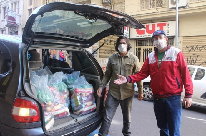 CUT-RS distribui 26,4 toneladas de alimentos para famílias carentes durante pandemia