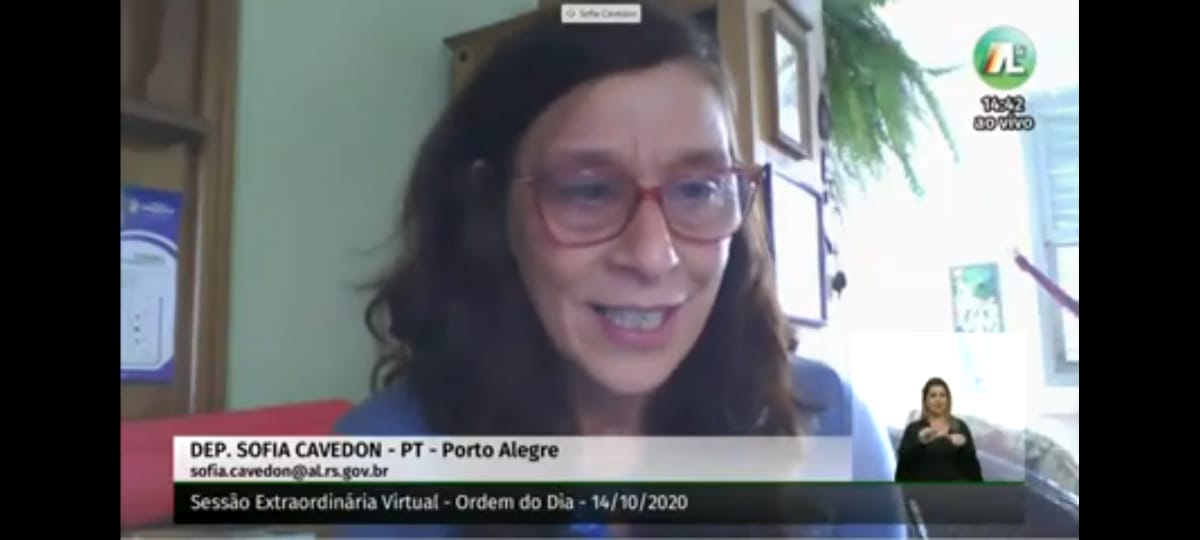 Sofia manifesta apoio do PT à homenagem à Veranópolis