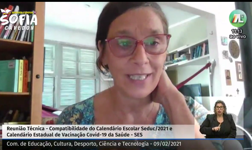 Secretaria de Saúde apresenta até semana que vem um plano de vacinação para a Educação