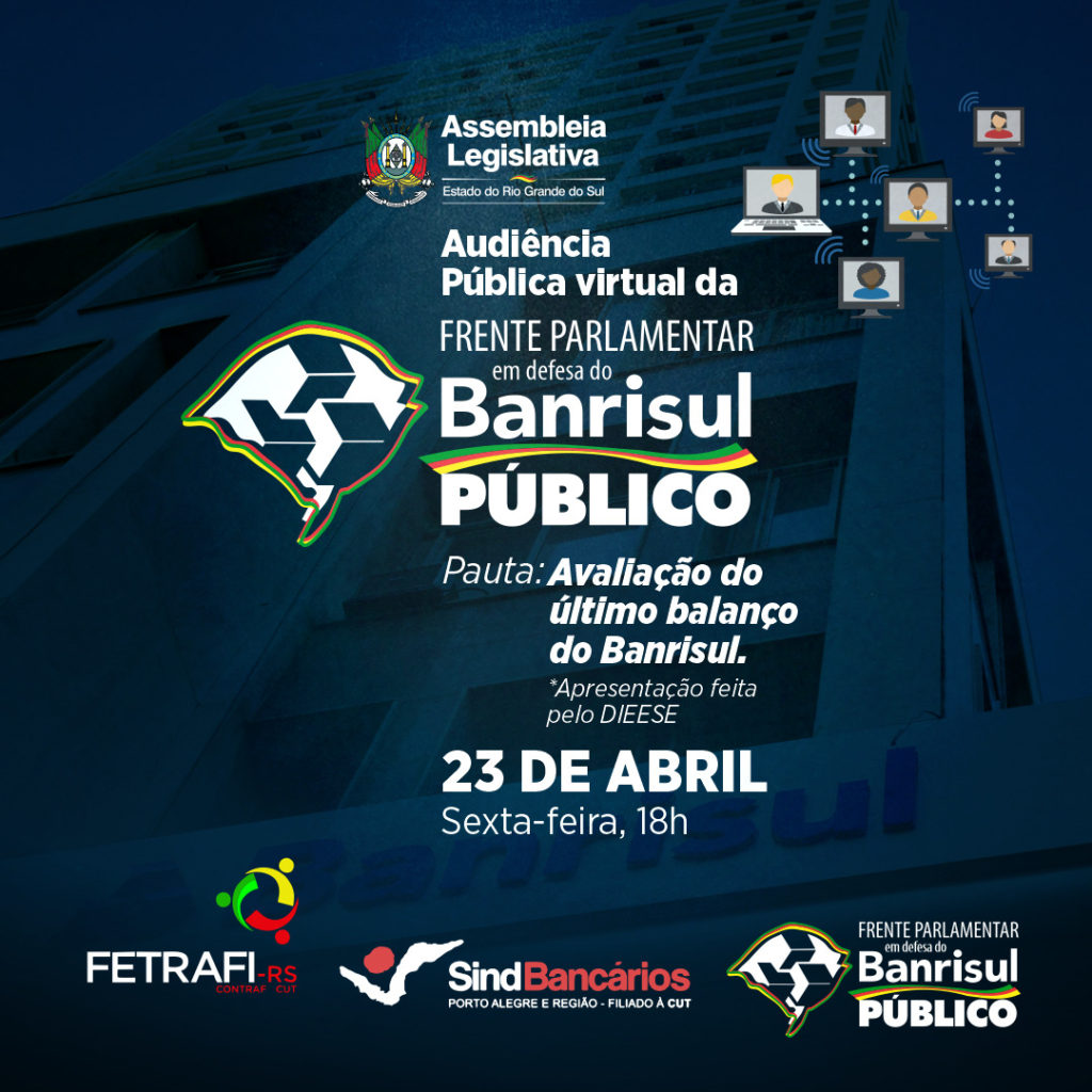 Audiência pública discutirá o futuro do Banrisul