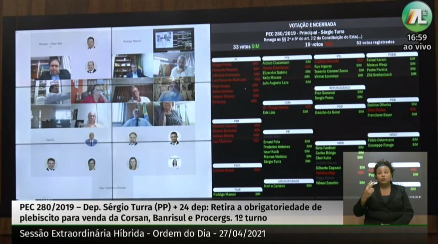 Bancada do PT vota contra a PEC 280