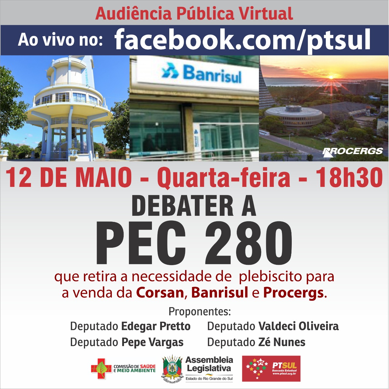 Privatização: Retirada do plebiscito para ouvir a população será debatido em audiência pública