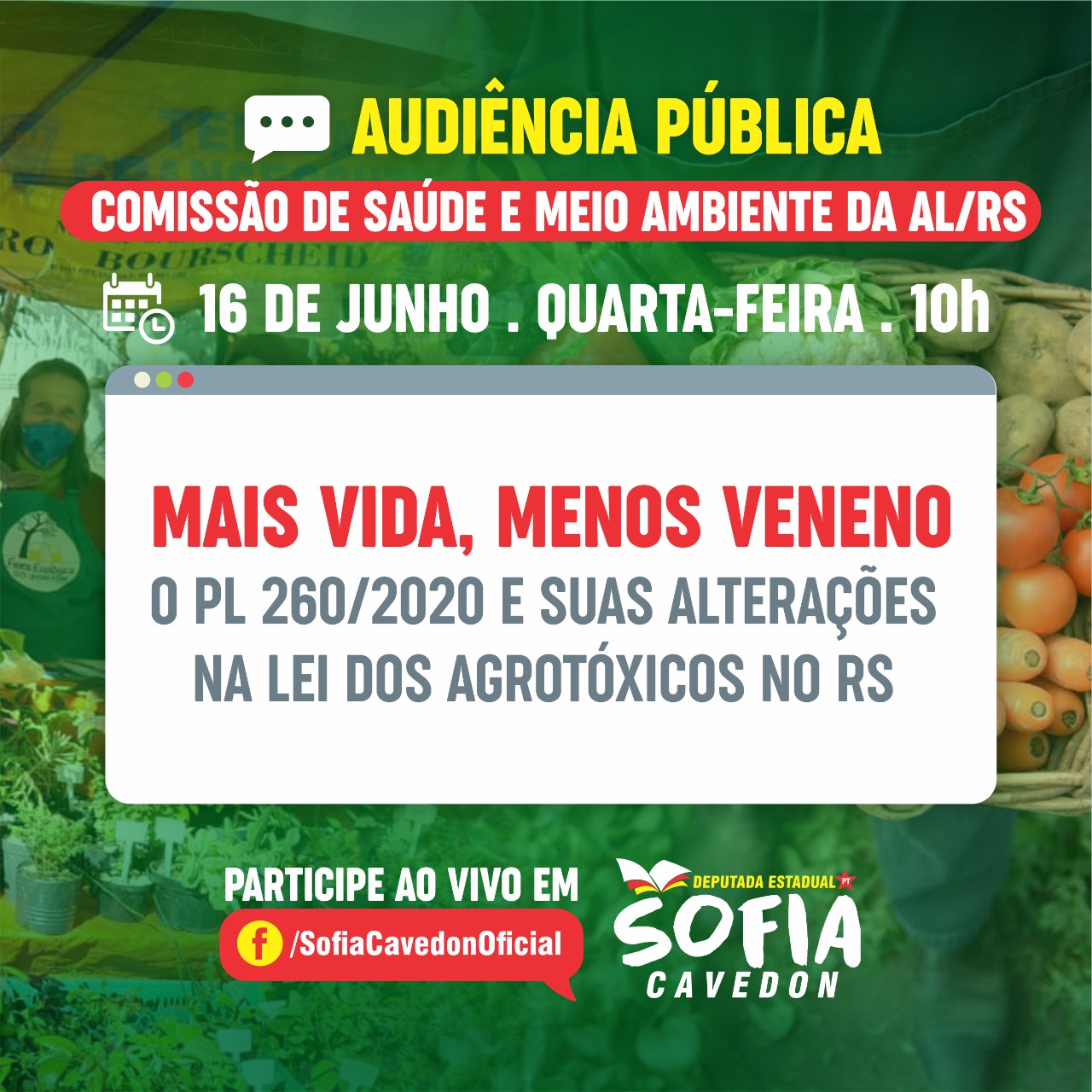 PL dos agrotóxicos será debatido nesta quarta, 16