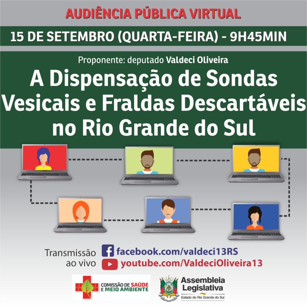 Comissão de Saúde da Assembleia debate fornecimento de materiais de uso contínuo a pacientes