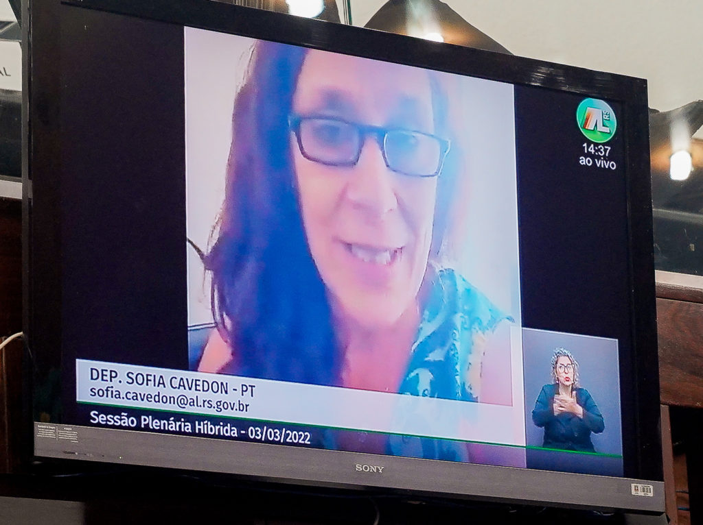 Sofia apoia a luta dos servidores e servidoras do Detran