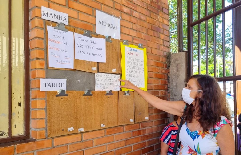 Operação Dever De Aula: EMEF Leocádia sem recreio, sem professores, sem segurança