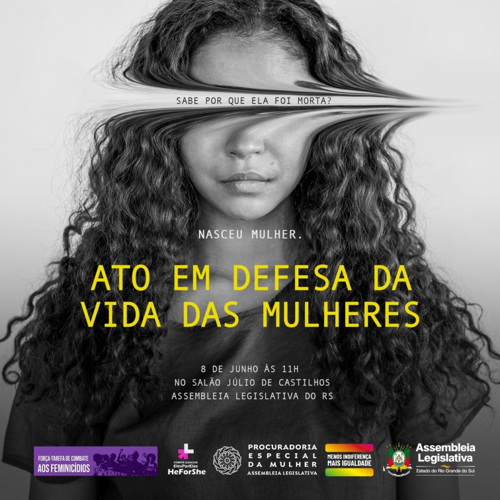 Assembleia promove Ato em Defesa da Vida das Mulheres nesta quarta-feira