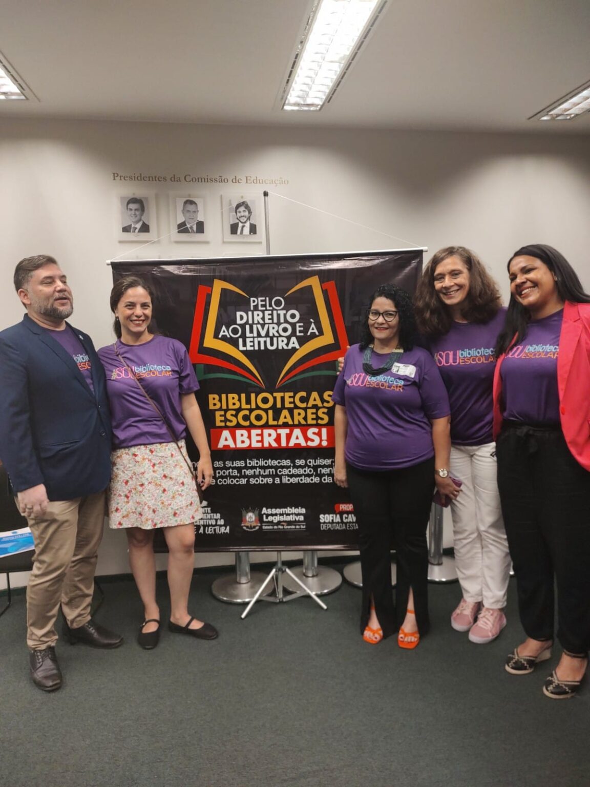 Em Brasília, Deputada Sofia pede a reabertura das Bibliotecas Escolares