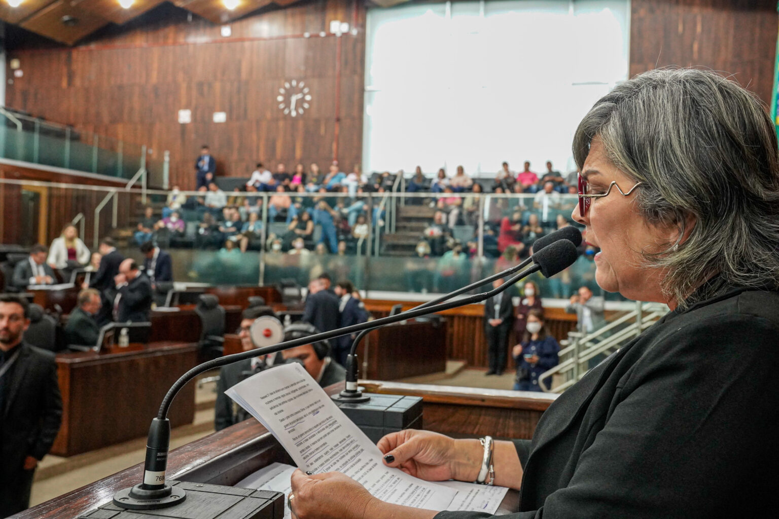 Stela Farias aborda luta das mulheres por democracia e igualdade de direitos