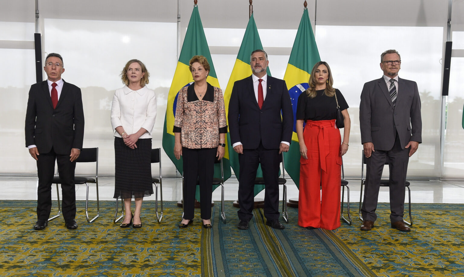 Em Brasília, presidente da Assembleia participa da posse do ministro gaúcho Paulo Pimenta