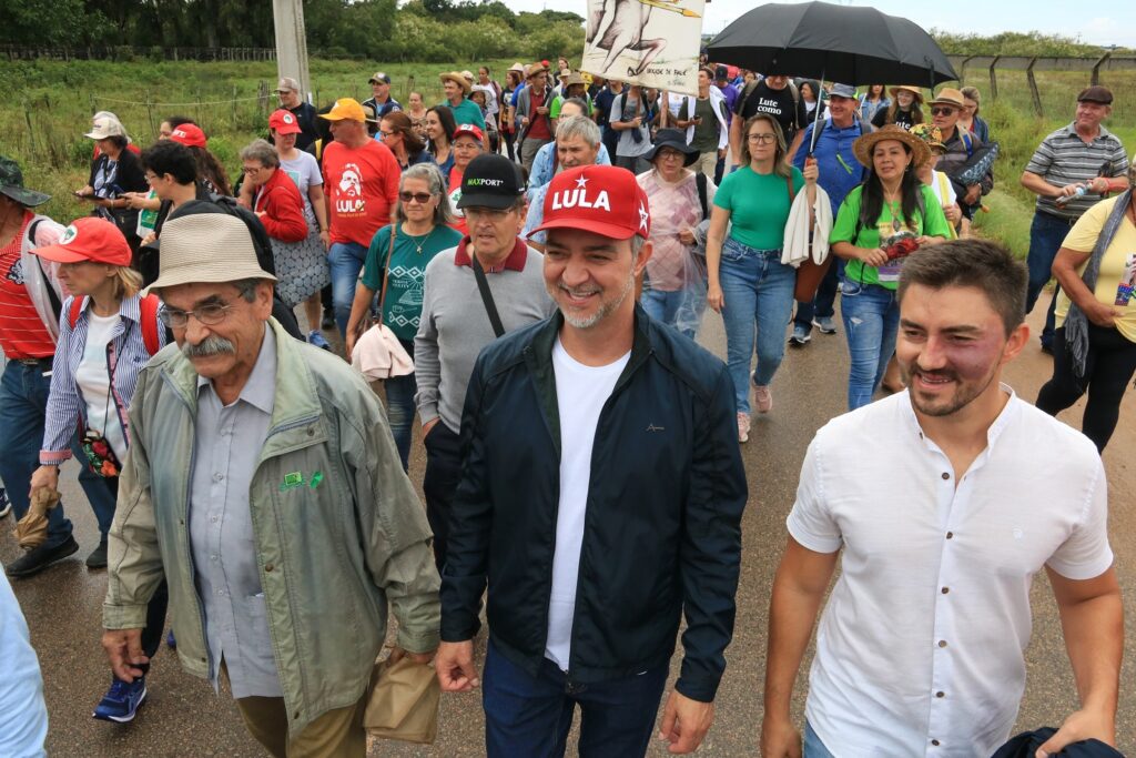 Na Romaria da Terra, deputado Adão Pretto destaca preocupação com os impactos da estiagem