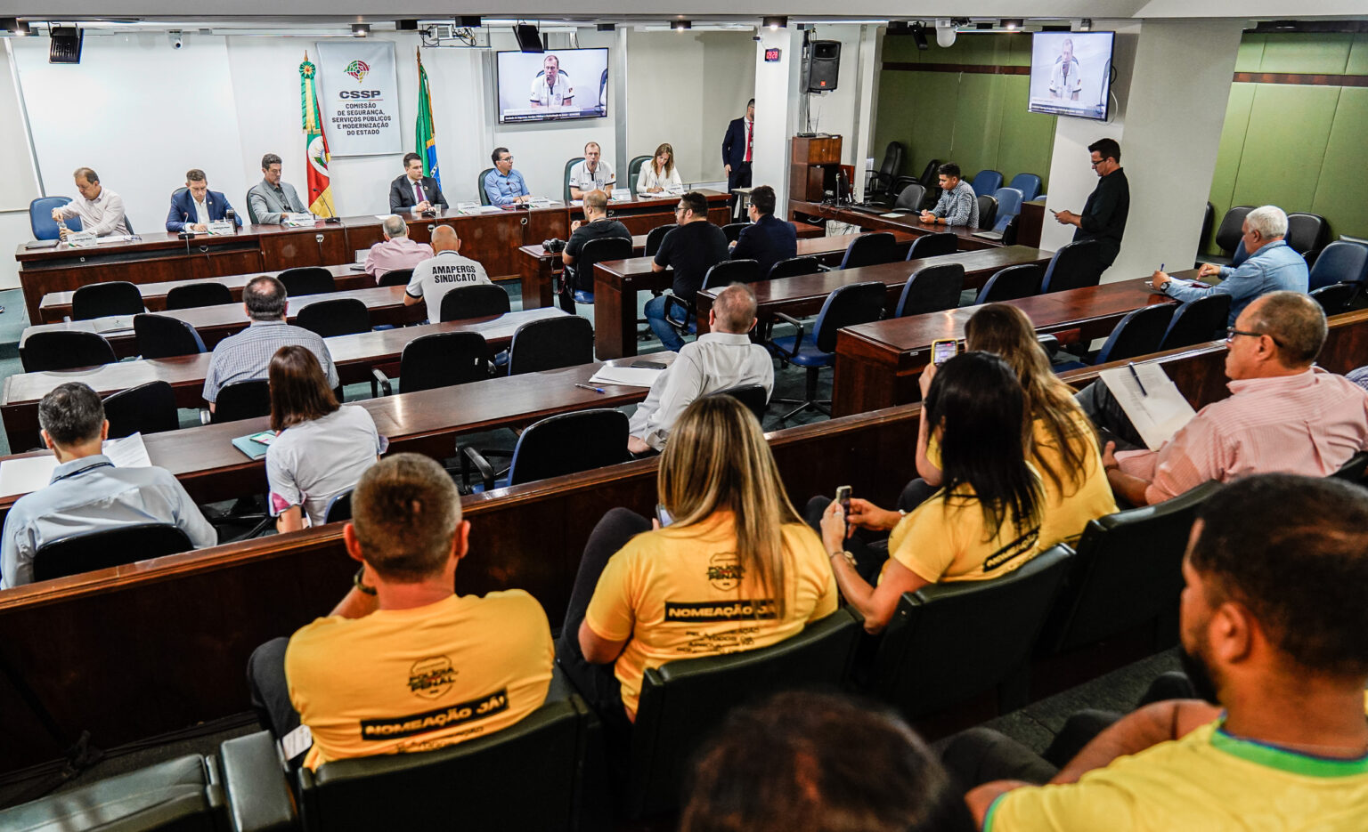 Falta de vagas no sistema prisional e riscos para as mulheres com a privatização da água foram temas da Comissão de Segurança