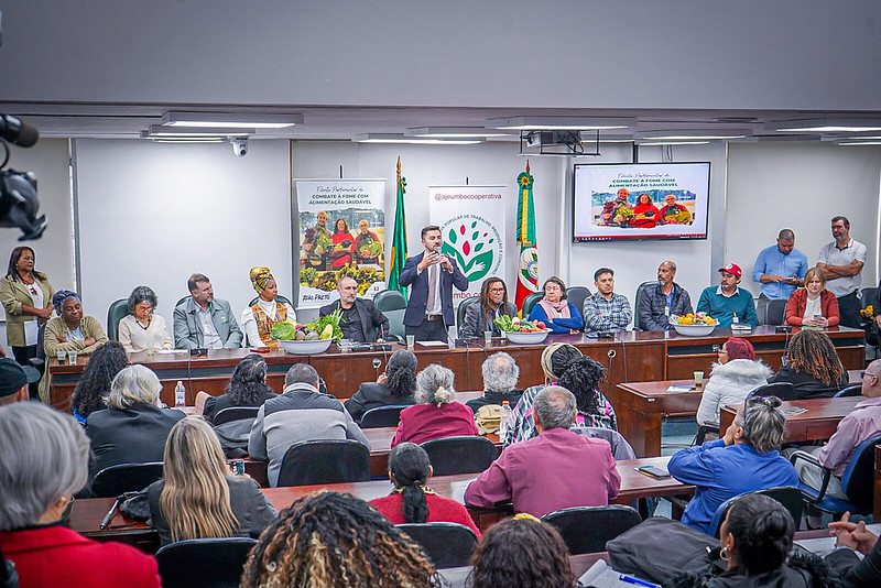 Frente Parlamentar de Combate à Fome com Alimentação Saudável é instalada na Assembléia Legislativa