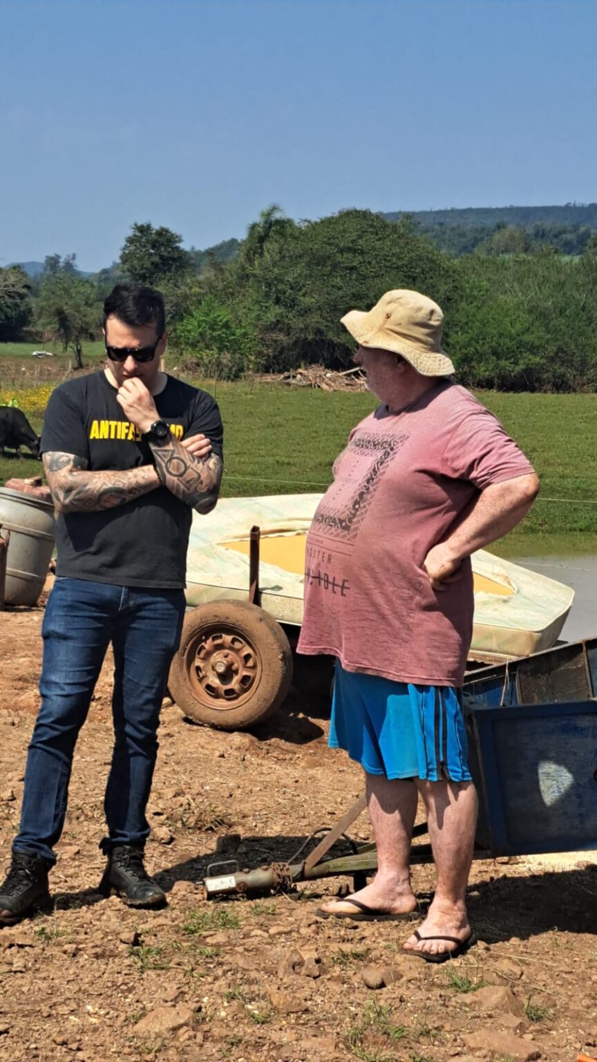 Radde visita Vale do Taquari com equipe do mandato antifascista