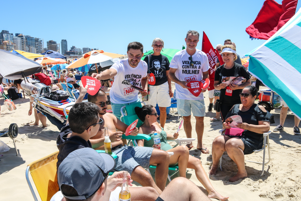 Verão Sem Machismo: Campanha pelo fim da violência contra as mulheres mobiliza Torres