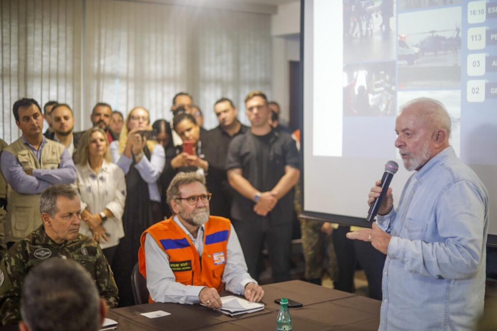 Presidente Lula garante apoio total ao RS: “o Governo Federal estará 100% com o povo gaúcho”