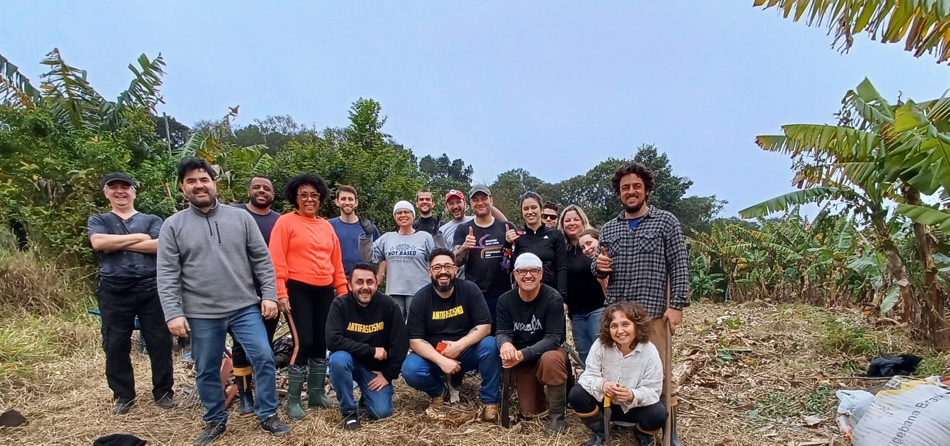 Radde lidera plantio de agrofloresta no extremo Sul de Porto Alegre