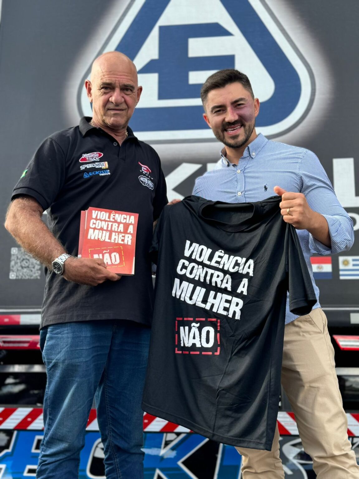 Fórmula Truck é a mais nova parceira da Frente Parlamentar de Homens Pelo Fim da Violência Contra a Mulher Fórmula Truck é a mais nova parceira da Frente Parlamentar de Homens Pelo Fim da Violência Contra a Mulher