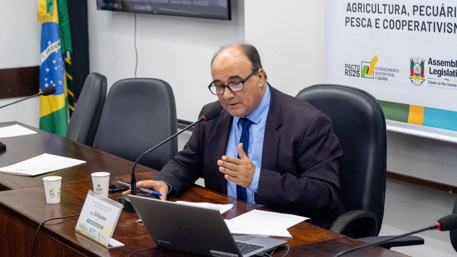 Deputado Zé Nunes recebe representantes do MDA e do Condraf para debater Conferência Nacional de Desenvolvimento Rural e Solidário