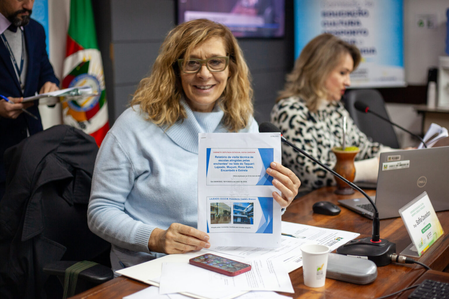 Sofia denuncia abandono de escolas no Vale do Taquari após tragédias climáticas