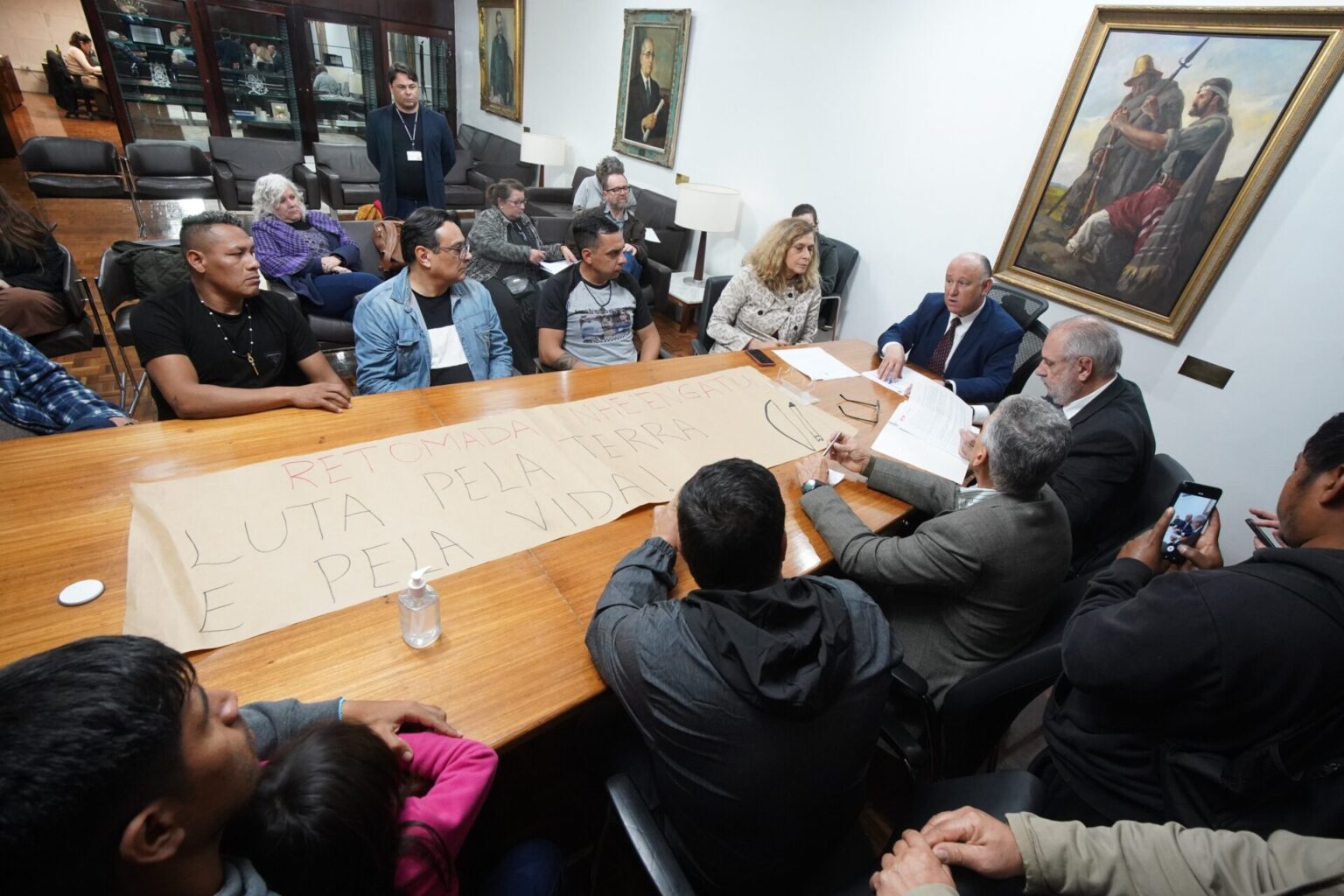 Assembleia Legislativa dialoga com comunidade Mbyá Guarani