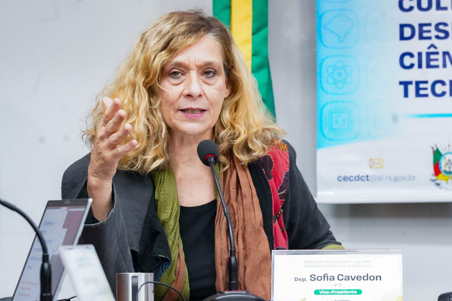 Sofia Cavedon defende Instituto Flores da Cunha como escola pública e pede apoio do MEC