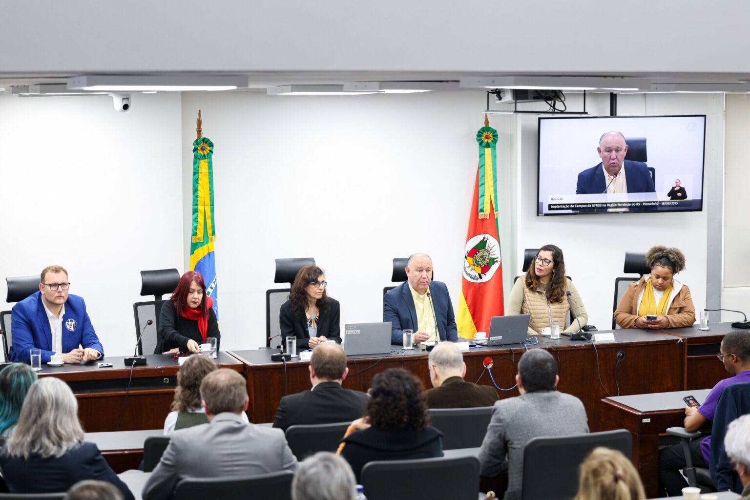 Presidente da Assembleia e reitora da UFRGS detalham projeto do Campus em Caxias do Sul