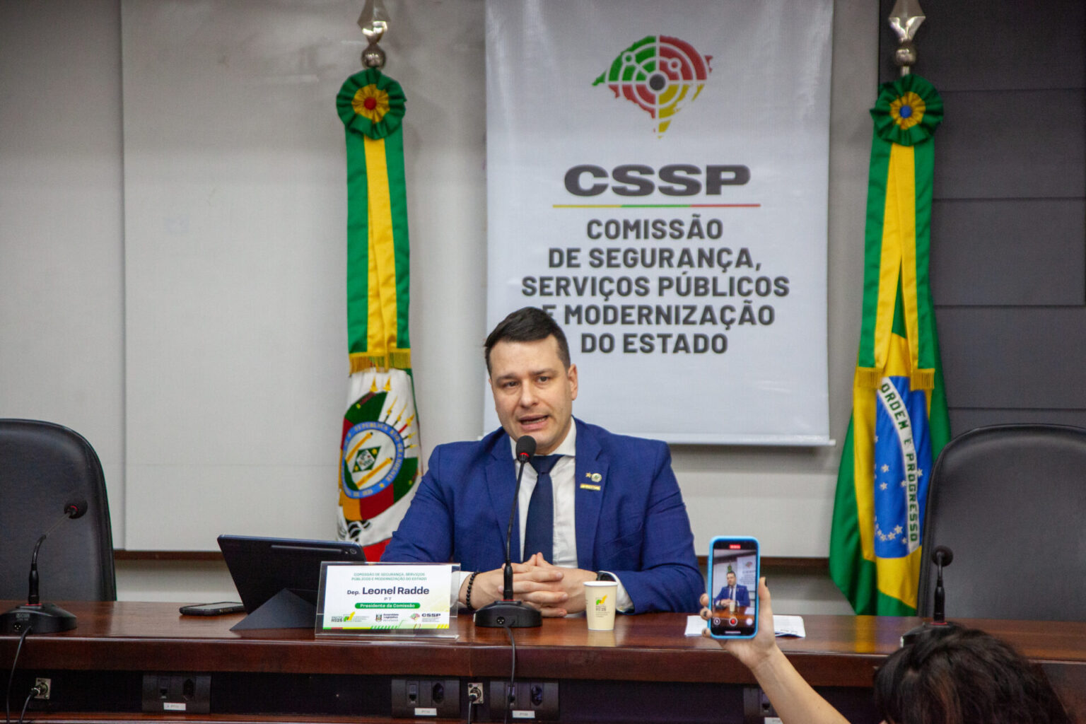 Leonel Radde denuncia desrespeito com a segurança pública