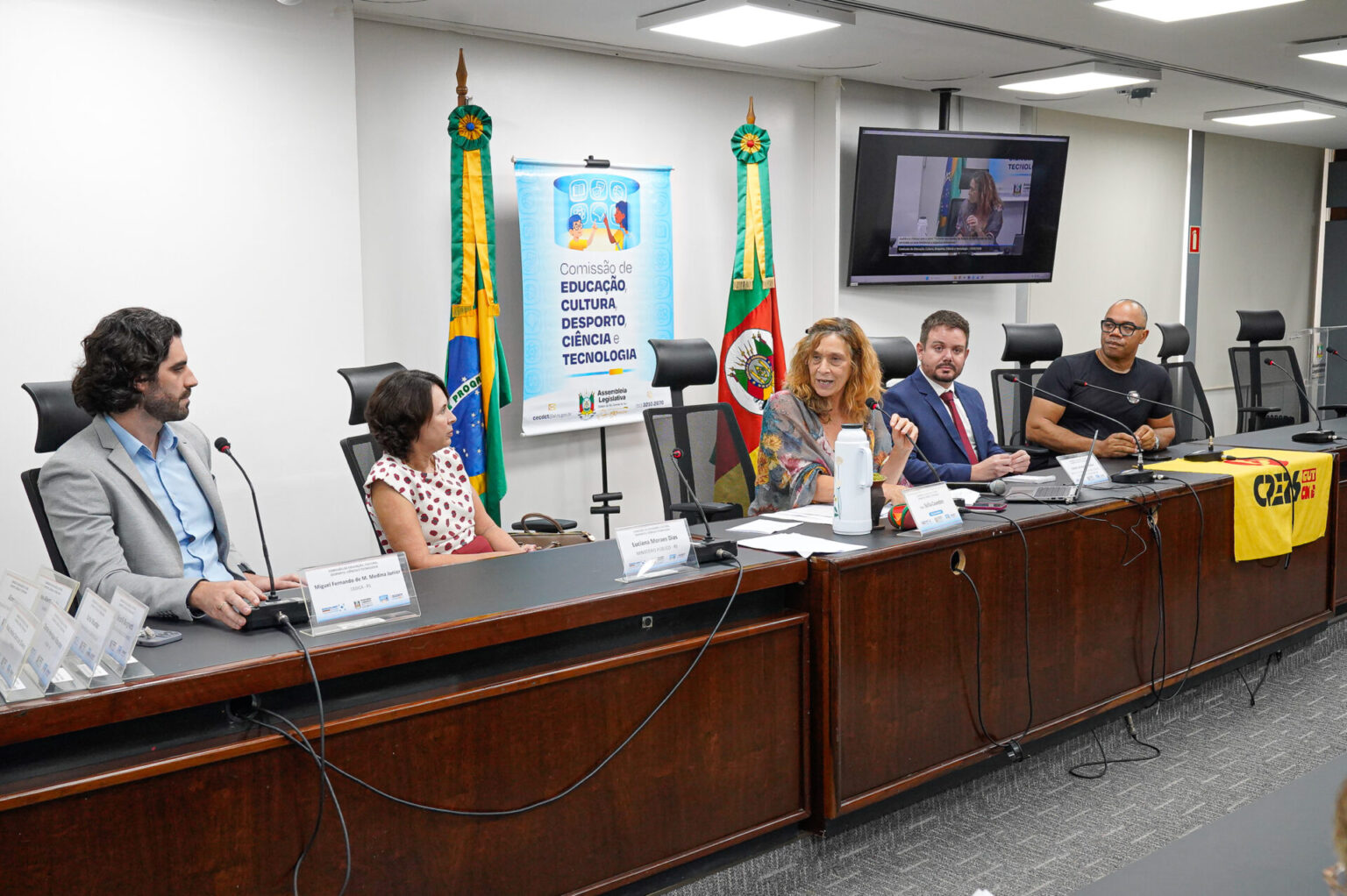 Deputada Sofia Cavedon destaca desafios da inclusão escolar em audiência pública