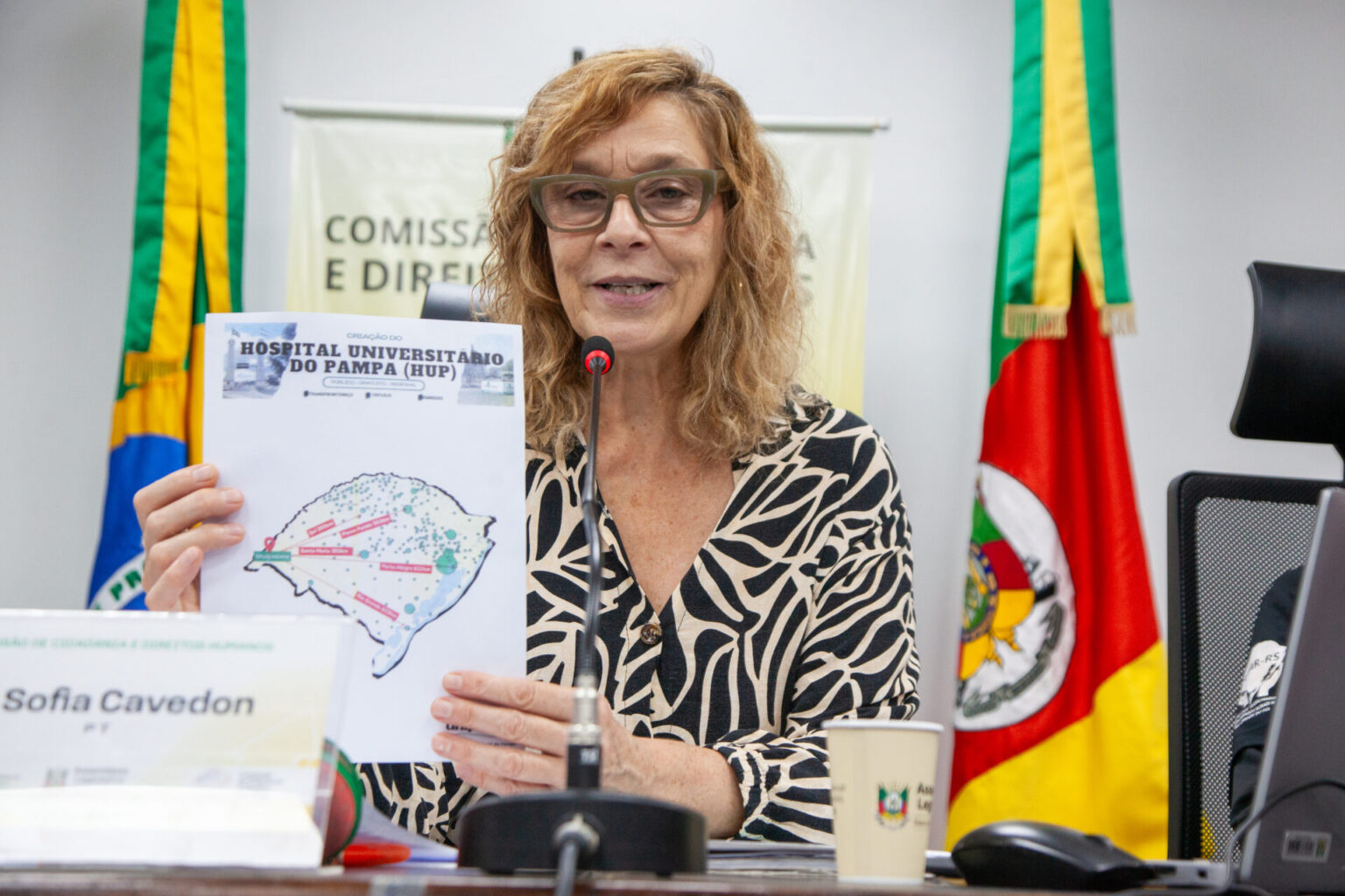 Sofia Cavedon articula recursos para viabilizar Hospital Universitário do Pampa