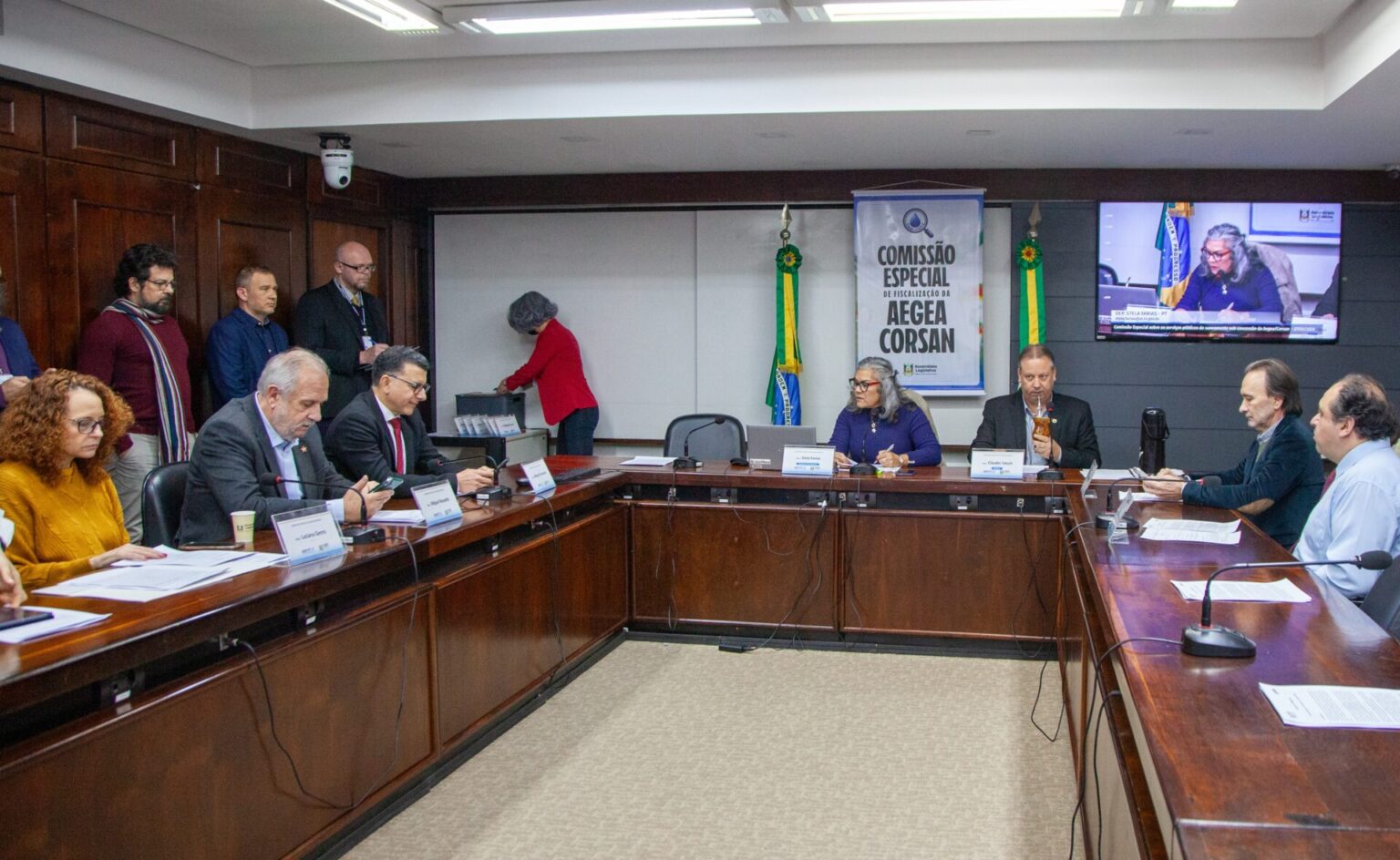 Comissão aprova plano de trabalho e requerimentos de audiências públicas para tratar dos serviços da Corsan/Aegea Comissão aprova plano de trabalho e requerimentos de audiências públicas para tratar dos serviços da Corsan/Aegea