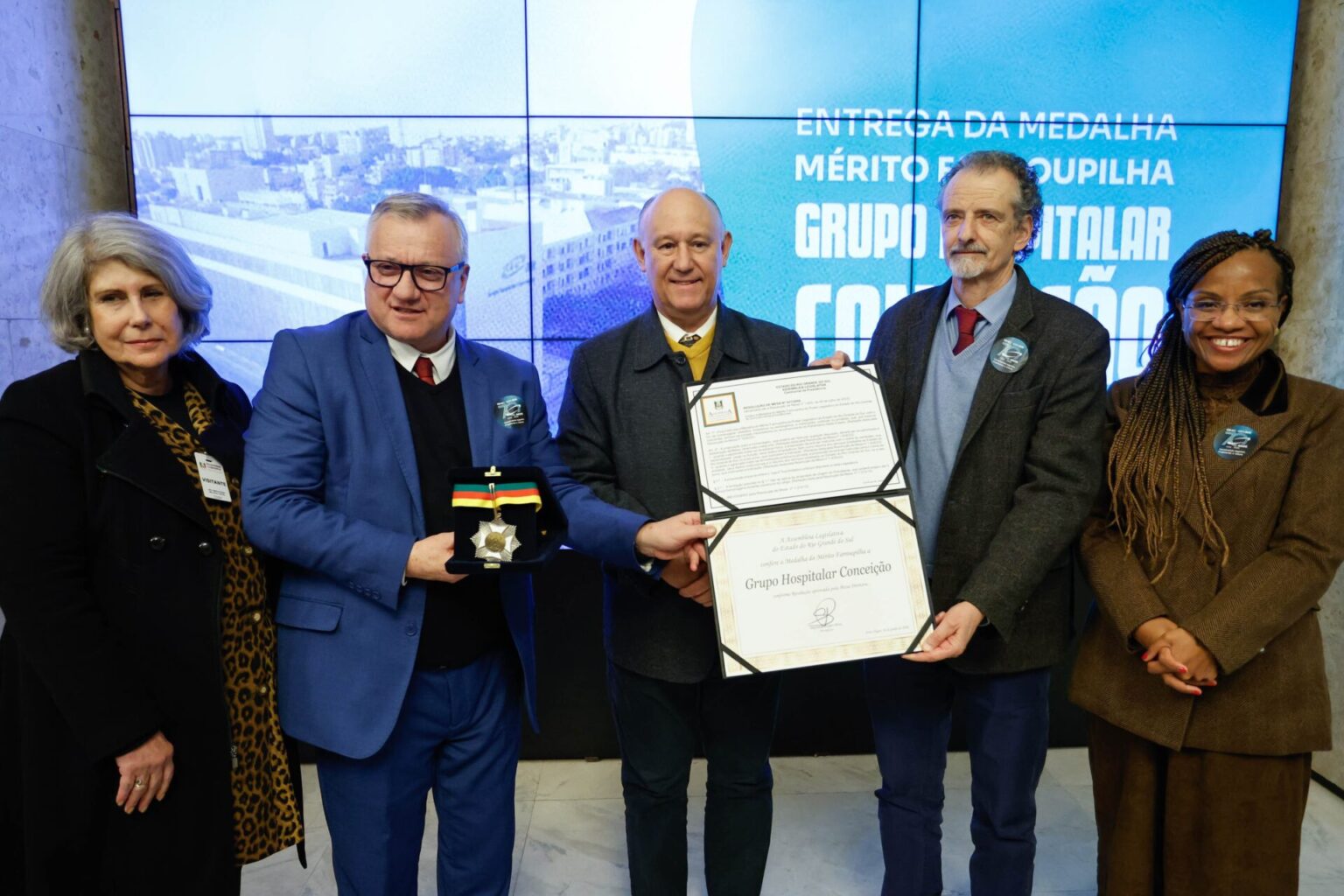 Assembleia Legislativa concede Medalha do Mérito Farroupilha ao Grupo Hospitalar Conceição Assembleia Legislativa concede Medalha do Mérito Farroupilha ao Grupo Hospitalar Conceição
