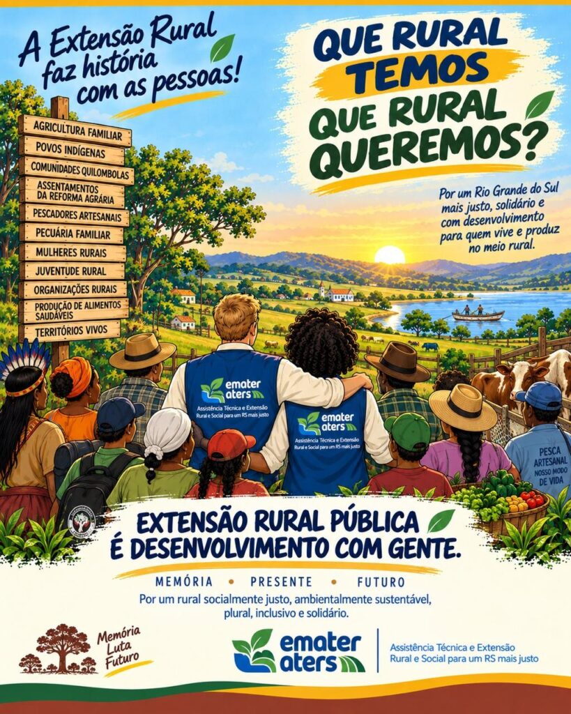 Extensão rural pública é desenvolvimento com gente